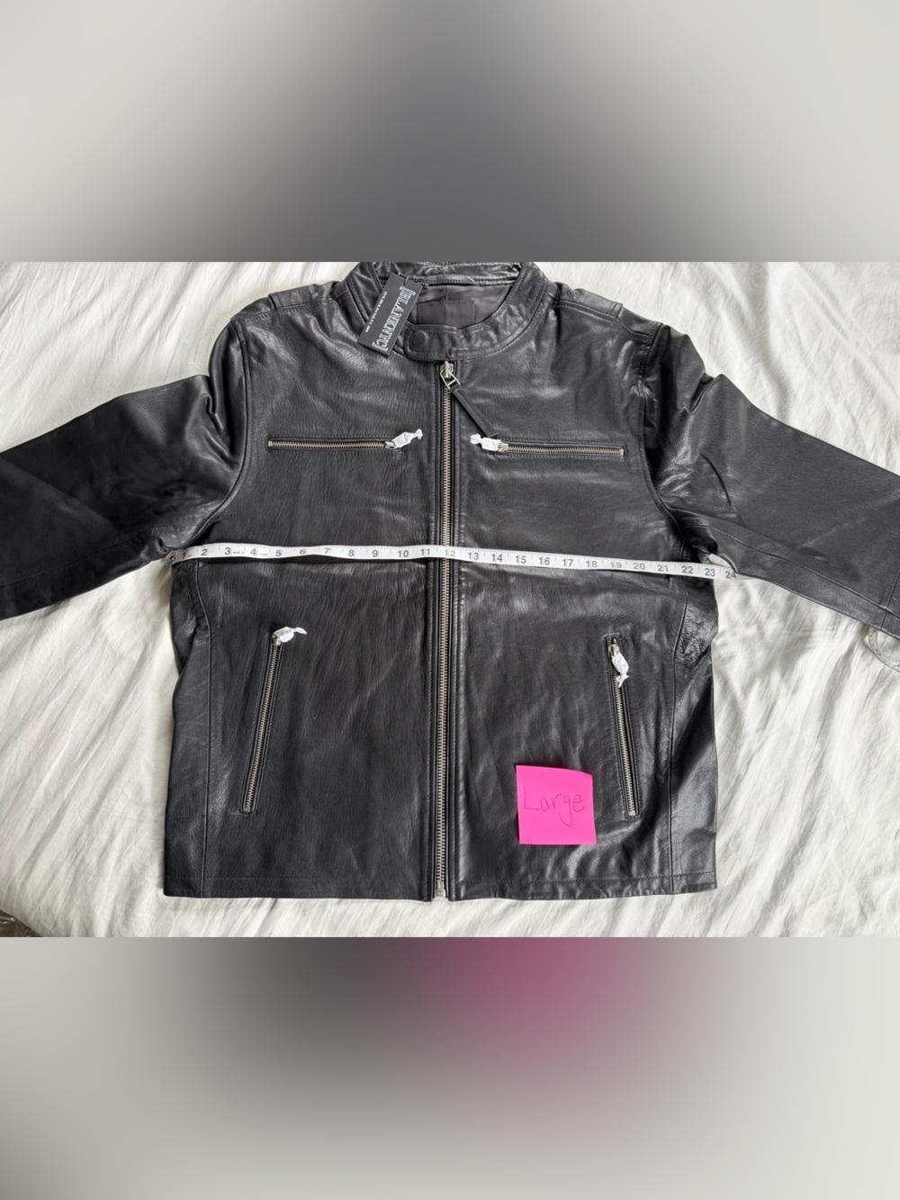 BlankNYC 100% Goatskin Leather Jacket - INTOXICATING JACKET in Black - Picture 12 of 16